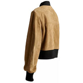 The Leider Suede Bomber Jacket